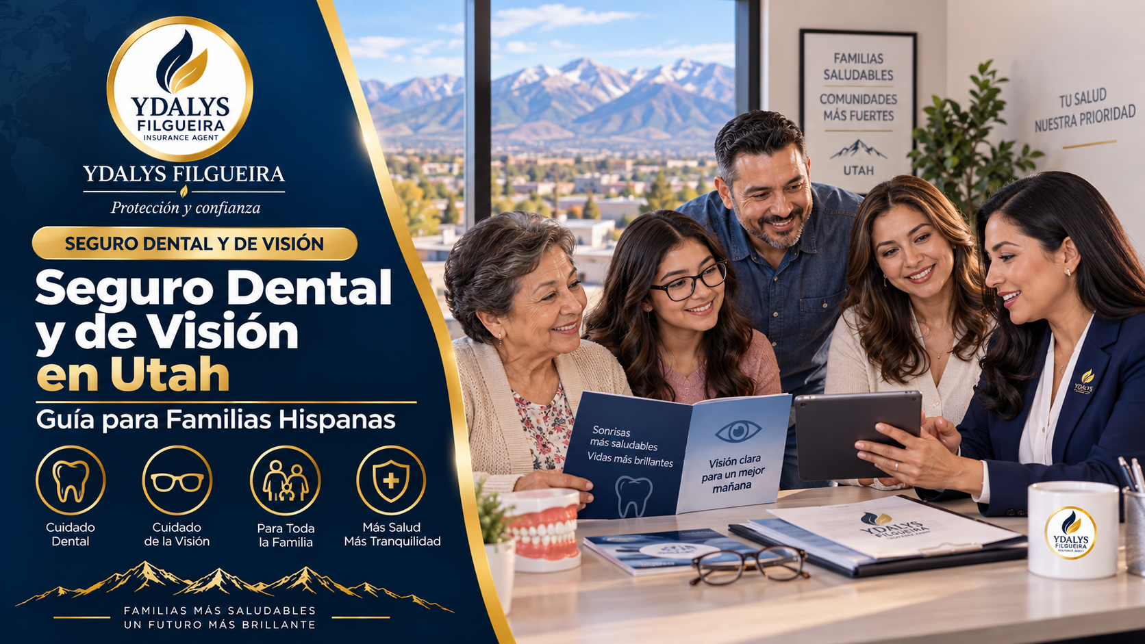Seguro dental y de visión en Utah para familias hispanas