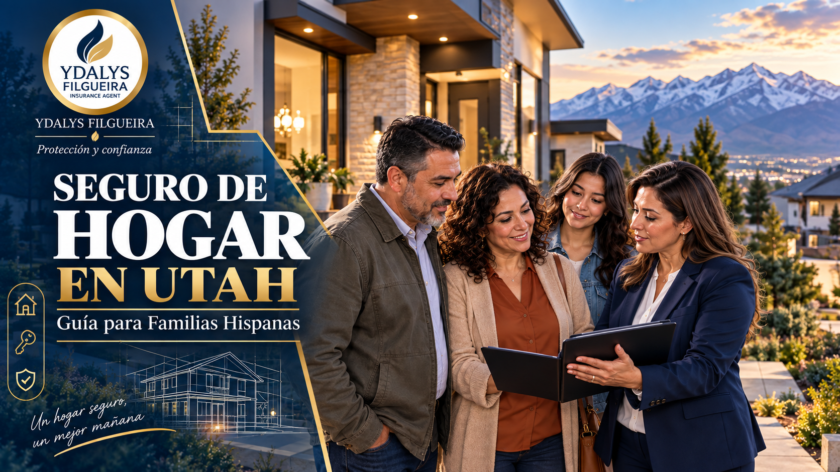 Seguro de hogar en Utah para familias hispanas