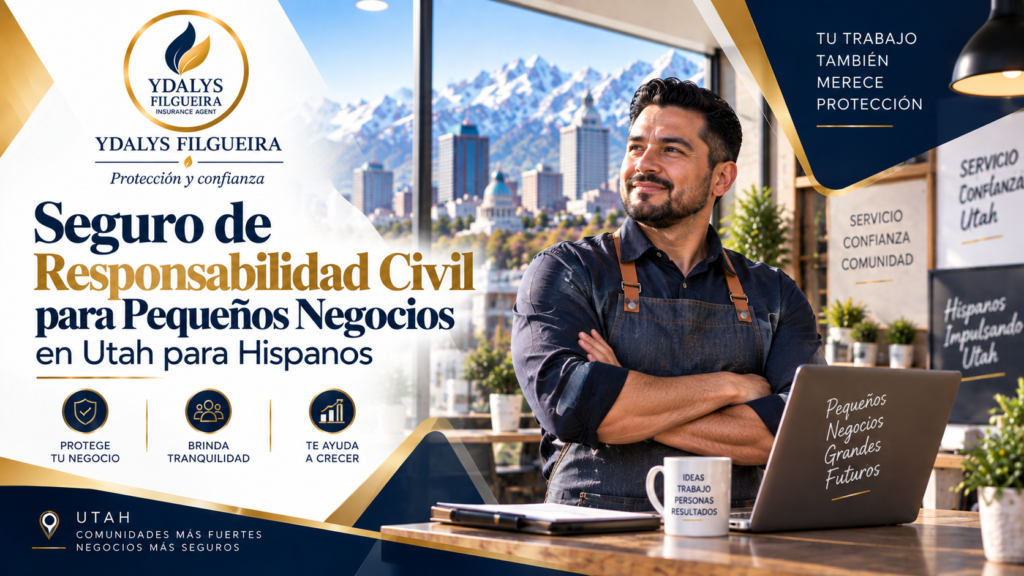 Seguro de Responsabilidad Civil para Pequeños Negocios en Utah para Hispanos
